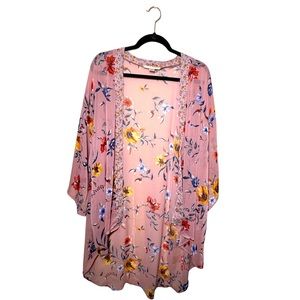 Band of Gypsies Rose floral kimono size XS/S